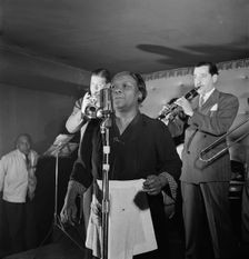 Portrait of Tony Parenti and Wild Bill Davison, Jimmy Ryan's (Club), New York, N.Y., ca. Aug. 1946. Creator: William Paul Gottlieb