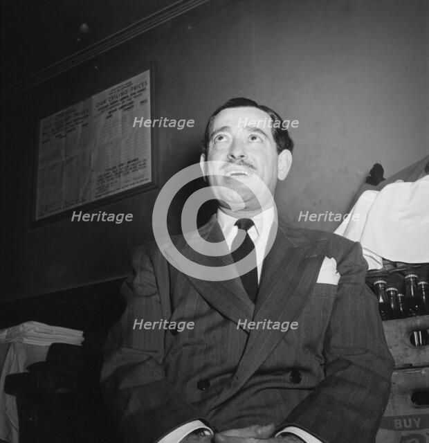 Portrait of Tony Parenti, Jimmy Ryan's (Club), New York, N.Y., ca. Aug. 1946. Creator: William Paul Gottlieb.