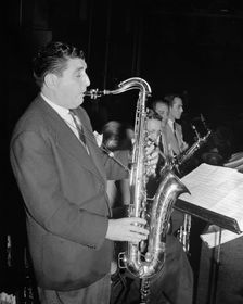 Portrait of Tony Pastor, Hotel Edison(?), New York, N.Y., 1946. Creator: William Paul Gottlieb