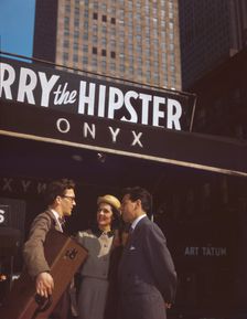 Portrait of Toots Thielemans, Adele Girard, and Joe Marsala, Onyx, New York, N.Y., ca. 1948. Creator: William Paul Gottlieb