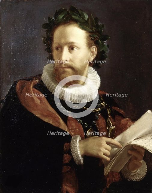 Portrait of Torquato Tasso (1544-1595) , 1864. Creator: Pezzotta, Giovanni (1838-1911).