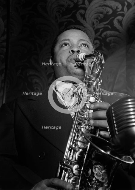 Portrait of Tab Smith, New York, N.Y., 1946. Creator: William Paul Gottlieb.