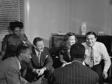 Portrait of Tadd Dameron, Mary Lou Williams, Milt Orent, Dixie Bailey, Jack Teagarden..., N.Y., 1947 Creator: William Paul Gottlieb