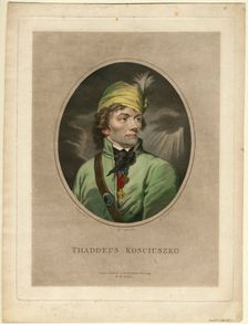 Portrait of Tadeusz Kosciuszko (1746-1817), 1795. Artist: Taubert, Gustav (1755-1837)