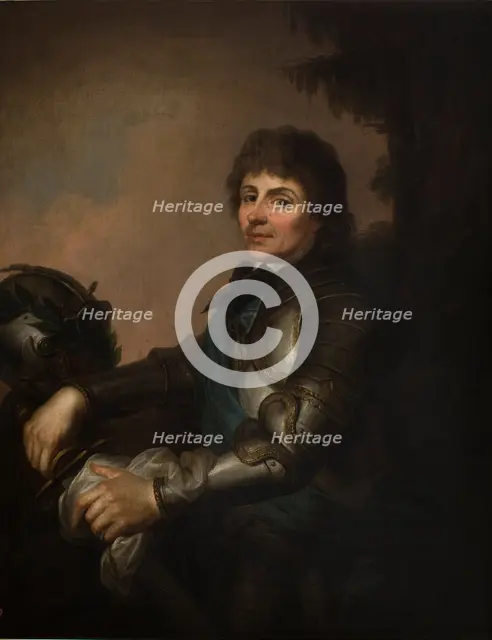 Portrait of Tadeusz Kosciuszko (1746-1817) in Armour-Copy, between 1780-1800. Creator: Jozef Grassi.