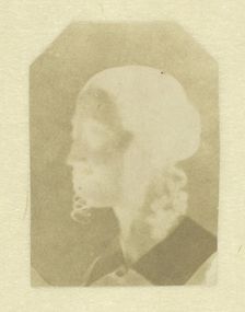 Portrait of Talbot's Wife (Constance) or Half-Sister (Caroline or Horatia), c. 1842. Creator: William Henry Fox Talbot