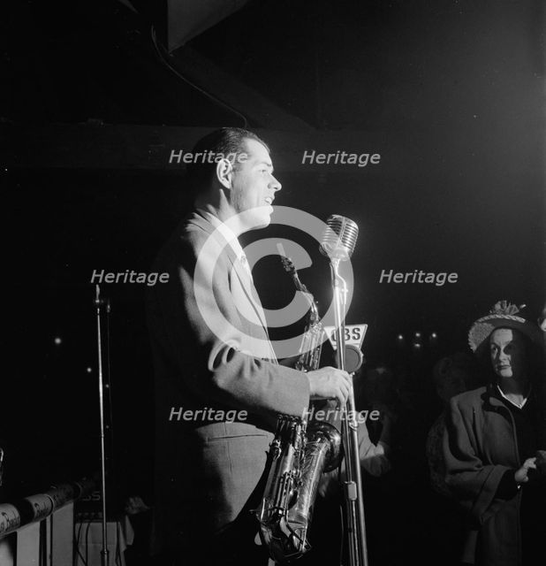Portrait of Tex Beneke, New York, N.Y.(?), ca. Jan. 1947. Creator: William Paul Gottlieb.
