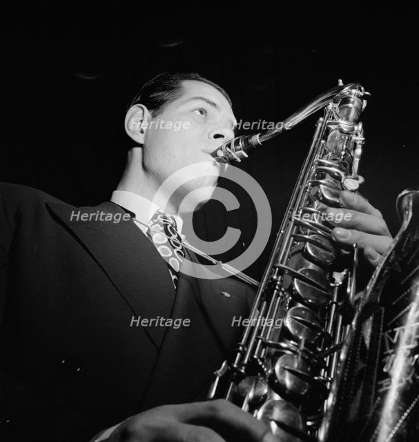 Portrait of Tex Beneke, New York, N.Y.(?), ca. Jan. 1947. Creator: William Paul Gottlieb.