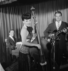 Portrait of Teddy Kaye, Vivien Garry, and Arv(in) Charles Garrison, New York, N.Y., 1946. Creator: William Paul Gottlieb