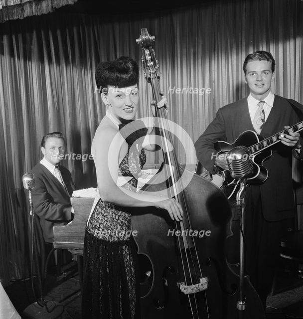 Portrait of Teddy Kaye, Vivien Garry, and Arv(in) Charles Garrison, New York, N.Y., 1946. Creator: William Paul Gottlieb.