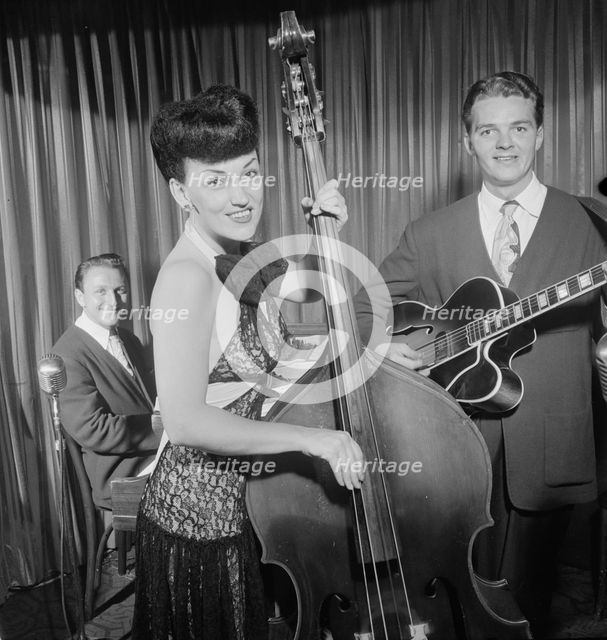 Portrait of Teddy Kaye, Vivien Garry, and Arv(in) Charles Garrison, New York, N.Y., 1946. Creator: William Paul Gottlieb.