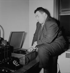 Portrait of Teddy Reig, New York, N.Y., 1946. Creator: William Paul Gottlieb