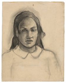 Portrait of Tehamana, 1891/93. Creator: Paul Gauguin