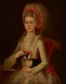 Portrait of Tekla Kosciuszko née Ratomska (ca.1715-1768), Mother of Tadeusz Kosciuszko, c1760. Creator: Jan Koltonowski