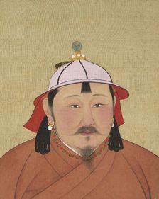 Portrait of Temür Khan (1265-1307), 14th century. Creator: Chinese Master
