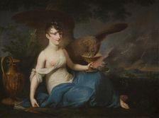 Portrait of Teofila Radziwill as Hebe, 1802-1806. Creator: Jozef Peszka