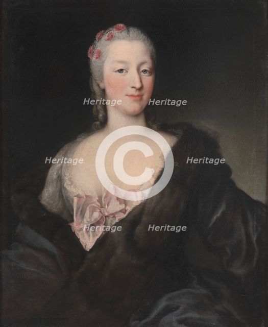 Portrait of Teresa Agnese Doria di Ciriè Marchesa del Maro (1721-1764). Creator: Clementi, Maria Giovanna, (La Clementina) (1692-1761).