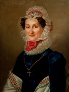 Portrait of Teresa Hausner, 1824. Creator: Karol Schweikart