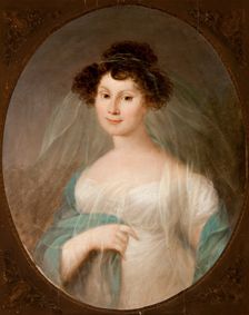 Portrait of Teresa Woydzina née Kuznicz, Wife of the President of Warsaw, c1820. Creator: Franciszek Ksawery Lampi