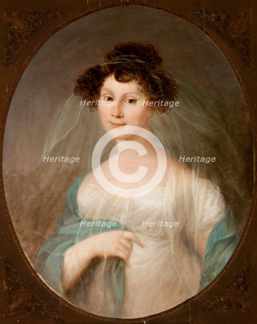 Portrait of Teresa Woydzina née Kuznicz, Wife of the President of Warsaw, c1820. Creator: Franciszek Ksawery Lampi.