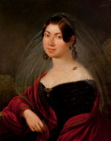 Portrait of Teresa Zebrawska née Hanowicz, 1838. Creator: Franciszek Ksawery Lampi