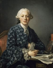 Portrait of Thure Leonard Klinckowström (1735-1821), 1758. Creator: Roslin, Alexander (1718-1793)
