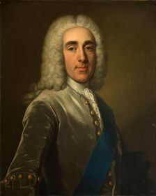 Portrait of the 4th Earl Of Chesterfield (1694-1773), 1738-42. Creator: Jean Baptiste van Loo