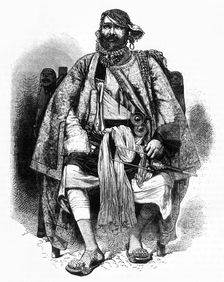 Portrait of the Maharajah of Dholepore c1891. Creator: James Grant