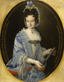 Portrait of the Marchioness Angela Maria Lombardi, c1710. Creator: Unknown