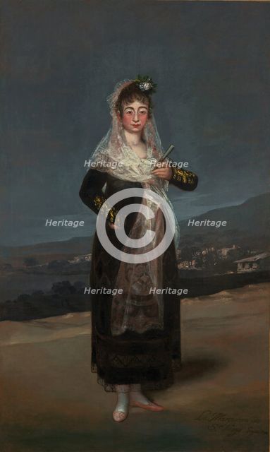 Portrait of the Marquesa de Santiago, 1804. Creator: Francisco Goya.