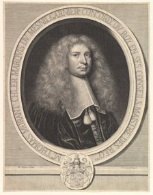 Portrait of the Marquis du Mesnilgarnier, 17th century. Creator: Pierre Lombart