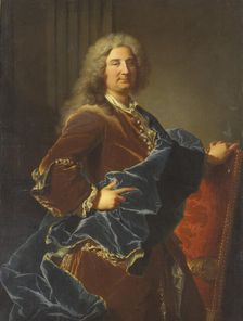 Portrait of the Marquis Jean-Octave de Villars, 1715. Creator: Rigaud, Hyacinthe François Honoré (1659-1743)