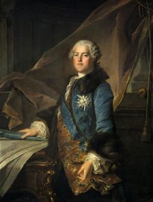Portrait of the Marquis of Marigny 1755. Artist: Louis Tocque