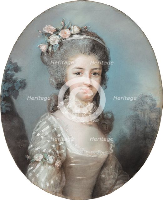Portrait of the Marquise Dubois de La Motte, née Marie-Félicité-Michelle Antoinette de Pons, 1778. Creator: Elisabeth Louise Vigee-LeBrun.