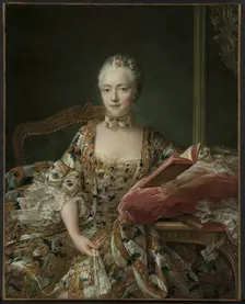 Portrait of the Marquise dAguirandes, 1759. Creator: François Hubert Drouais (French, 1727-1775)