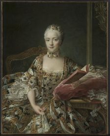 Portrait of the Marquise dAguirandes, 1759. Creator: François Hubert Drouais (French, 1727-1775)