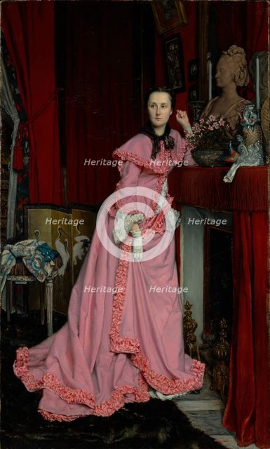 Portrait of the Marquise de Miramon, née Thérèse Feuillant, 1866. Creator: James Tissot.