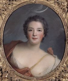 Portrait of the Marquise de Flavacourt, in silence. Creator: Ecole Francaise