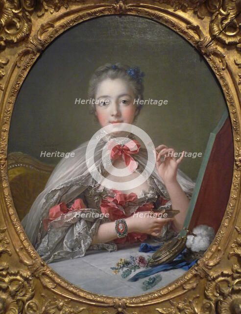 Portrait of the Marquise de Pompadour (1721-1764), 1750. Artist: Boucher, François (1703-1770)