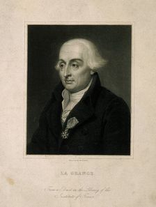 Portrait of the mathematician Joseph-Louis Lagrange (1736-1813)