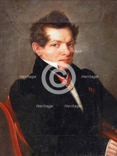 Portrait of the mathematician Nikolai Lobachevsky (1792-1856), 1839. Artist: Kryukov, Lev Dmitrievich (1783-1843)
