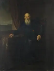 Portrait of the Merchant F.G. Gromov, 1862. Creator: Matvey Varuhin