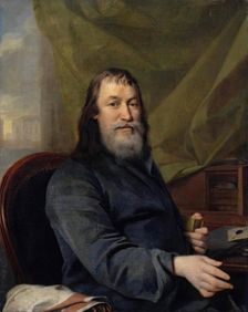 Portrait of the Merchant Ivan Bilibin, 1801. Creator: Dmitry Levitzky