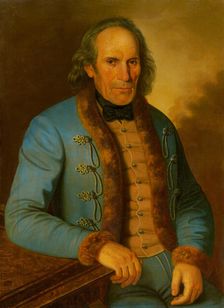 Portrait of the miller Ján Hodza, 1854-1858. Creator: Peter Michal Bohún