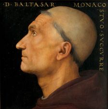 Portrait of the monk Baldassarre. Creator: Perugino (ca. 1450-1523)