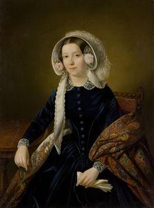 Portrait of the Mother of Kobylinsky, Member of the State Council, 1849. Creator: Morten Thrane Brunnich
