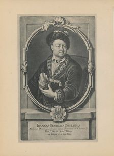 Portrait of the naturalist, botanist and geographer Johann Georg Gmelin (1709-1755), Mid of the 18th cen.. Artist: Haid (Hayd), Johann Jacob (1704-1767)