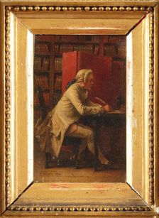 Portrait of the naturalist Georges-Louis Leclerc, Comte de Buffon (1707-1788), 1864