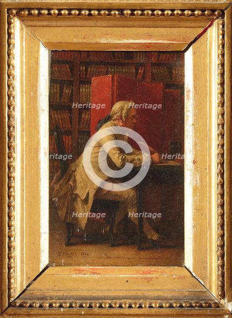Portrait of the naturalist Georges-Louis Leclerc, Comte de Buffon (1707-1788), 1864.