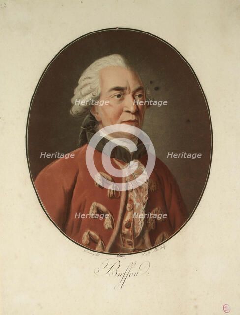 Portrait of the naturalist Georges-Louis Leclerc, Comte de Buffon (1707-1788), 1793. Creator: Alix, Pierre-Michel (1762-1817).